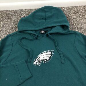 Philadelphia Eagles Hoodie G-III Waffle Knit Thermal Sweatshirt Womens 2XL